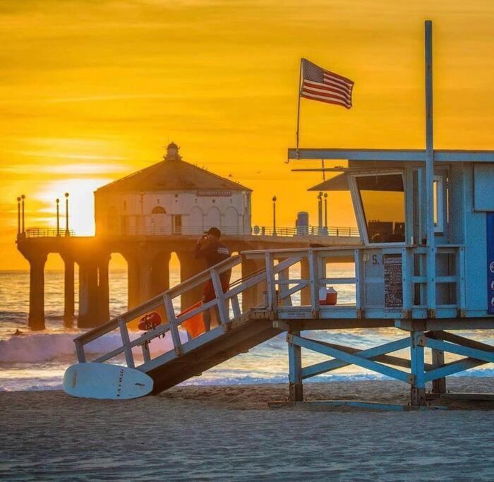 Brand New Ocean-View Beach Home Steps To The Sand! Manhattan Beach Luaran gambar